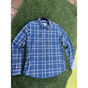 Blue Stripped button down shirt